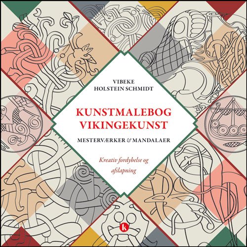 Cover for Vibeke Holstein Schmidt · Kunstmalebog vikingekunst (Sewn Spine Book) [1º edição] (2024)