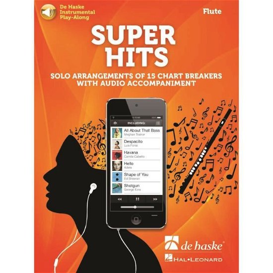 Super Hits for Flute: Solo Arrangements of 15 Chart Breakers with Audio Accompaniment (Book) (2022)