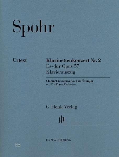 Cover for Spohr · Klarinettenkonzert Nr. 2 Es-dur o (Buch)