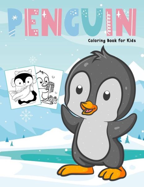 Cover for Nick Marshall · Penguin Coloring Book for Kids: Cute and Easy Colouring Book for Toddler and Kids - Kids Coloring Book (Paperback Book) (2020)