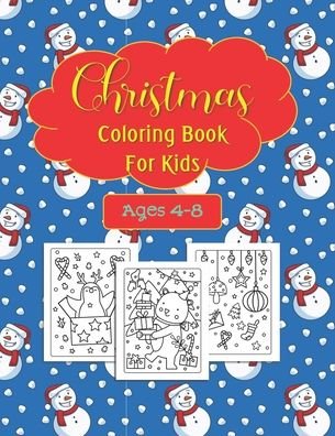 Cover for Rra Bookz · Christmas Coloring Book for Kids Ages 4-8 (Paperback Bog) (2020)