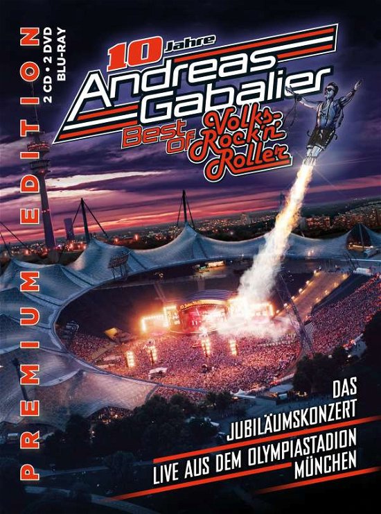 Cover for Andreas Gabalier · Best Of Volks-Rock'n'roller - Das Jubilaumskonzert (CD) (2019)