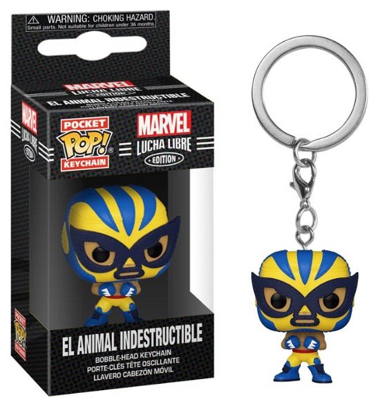 Funko Pop Keychain: Marvel Lucha Libre - Wolverine - Funko - Merchandise - Funko - 0889698538961 - December 12, 2022