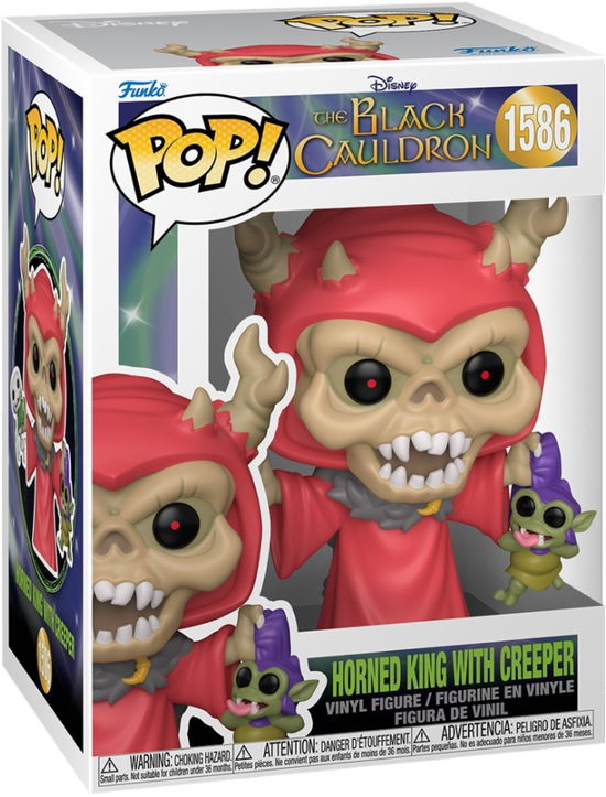 Cover for Pop Disney Black Cauldron · Pop Disney Black Cauldron Horned King with Creeper (Funko POP!) (2025)