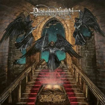 Cover for Diabolic Night · Beneath The Crimson Prophecy (Blue Vinyl) (LP) [Limited edition] (2023)