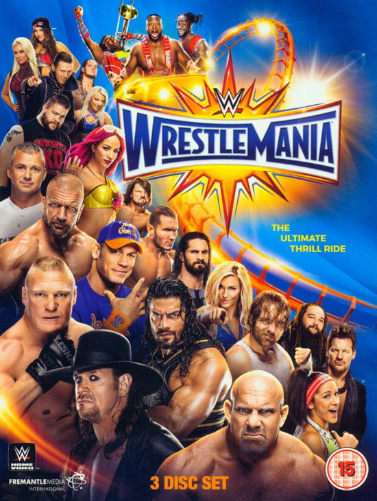 Cover for WWE  Wrestlemania 33 · WWE - Wrestlemania 33 (DVD) (2017)