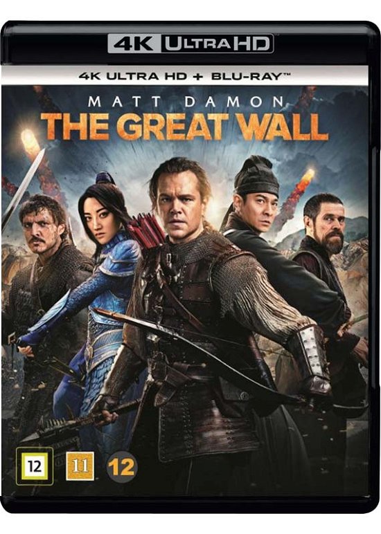 The Great Wall - Matt Damon / Zhang Yimou / Willem Dafoe / Andy Lau / Pedro Pascal / Jiang Tian - Elokuva - JV-UPN - 5053083114961 - torstai 29. kesäkuuta 2017