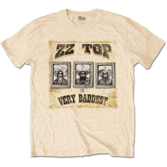 ZZ Top Unisex T-Shirt: Very Baddest - ZZ Top - Produtos -  - 5056170637961 - 