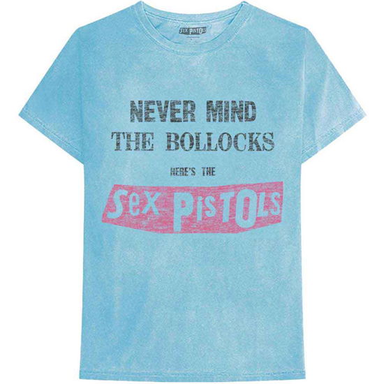 The Sex Pistols Unisex T-Shirt: Never Mind the Bollocks Distressed (Wash Collection) - Sex Pistols - The - Koopwaar -  - 5056561013961 - 