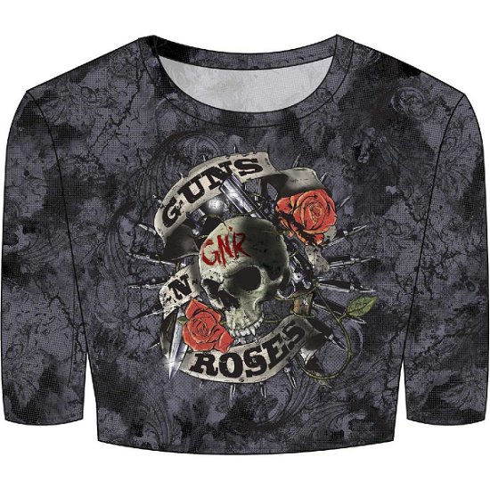 Guns N' Roses Ladies Crop Top: Firepower (Mesh) - Guns N Roses - Merchandise -  - 5056561084961 - 