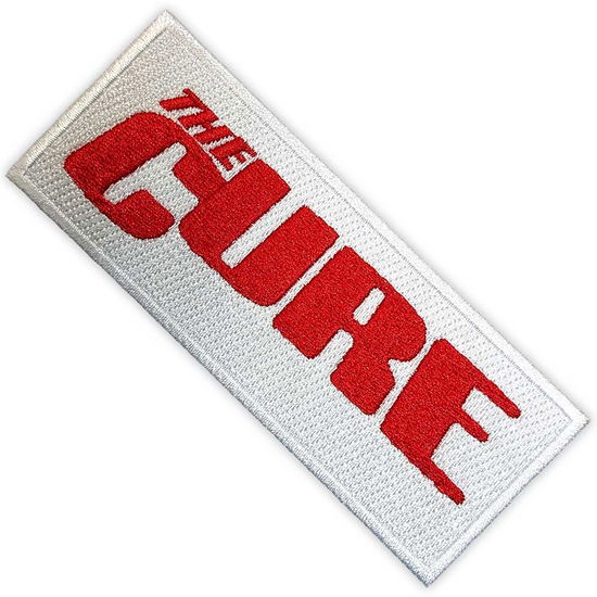 The Cure Woven Patch: Red Logo (Standard) - The Cure - Merchandise -  - 5056737250961 - 