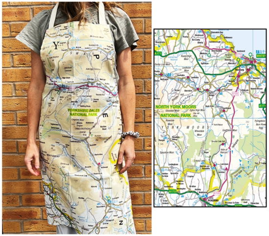 Cover for OS Map Adult Apron - North York Moors National Park (MERCH) (2025)