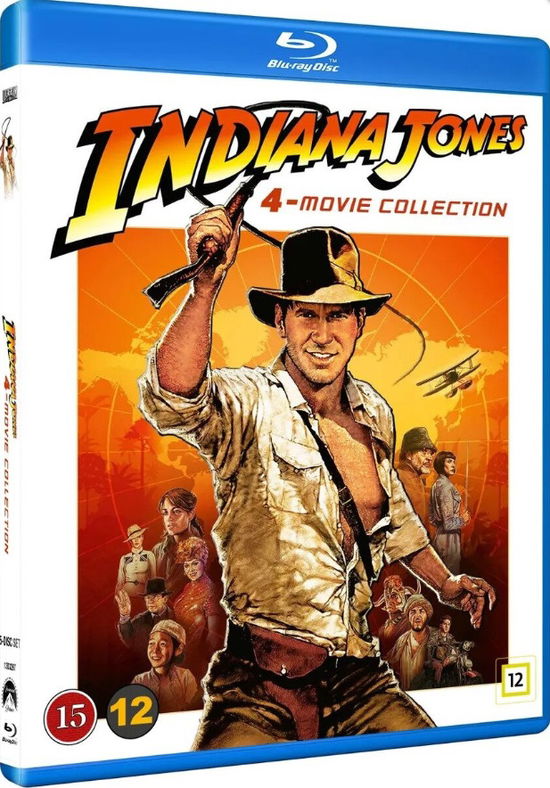 Indiana Jones: 4 Movie Collection - Indiana Jones - Elokuva - Paramount - 7333018027961 - perjantai 15. syyskuuta 2023