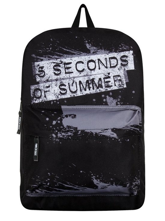 5 Second Of Summer Splatter Logo (Classic Backpack) - 5 Seconds of Summer - Merchandise - ROCK SAX - 7426982824961 - March 23, 2020