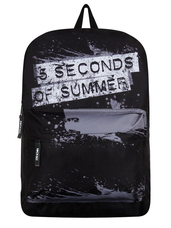 5 Second Of Summer Splatter Logo (Classic Backpack) - 5 Seconds of Summer - Merchandise - ROCK SAX - 7426982824961 - 23 mars 2020