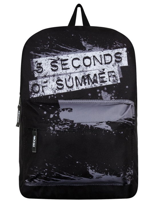 5 Second Of Summer Splatter Logo (Classic Backpack) - 5 Seconds of Summer - Merchandise - ROCK SAX - 7426982824961 - 23. mars 2020