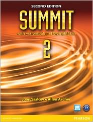 Cover for Saslow · Summit 2 with Active Book &amp; MyEn (Book)