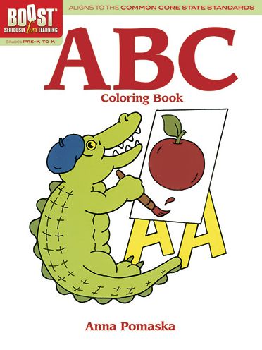 Cover for Anna Pomaska · Boost ABC Coloring Book - Boost Educational Series (Paperback Book) (2013)