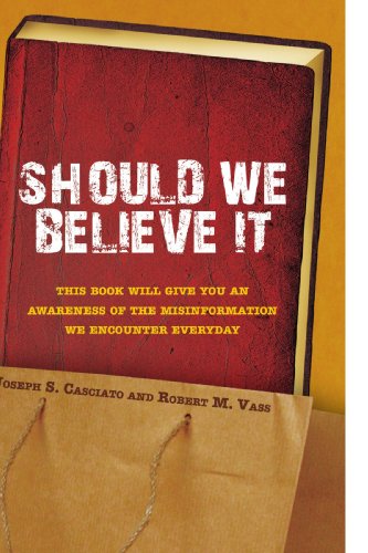 Cover for Robert M Vass · Should We Believe It (Paperback Book) (2009)