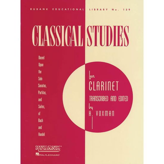 Cover for H. Voxman · Classical Studies for Clarinet (Sheet music) (1989)