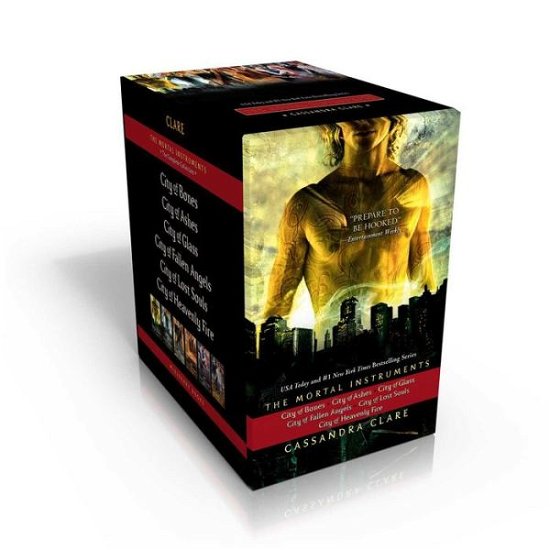 Cover for Cassandra Clare · The Mortal Instruments, the Complete Collection: City of Bones; City of Ashes; City of Glass; City of Fallen Angels; City of Lost Souls; City of Heavenly Fire (Hardcover bog) [Boxed Set edition] (2014)