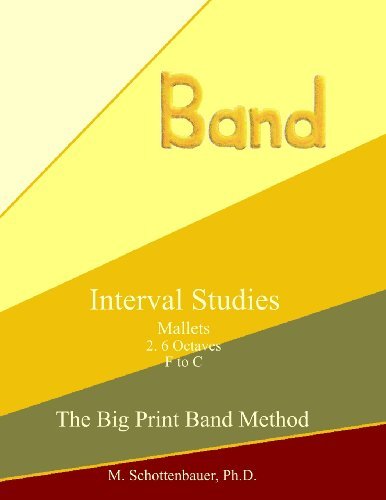 Interval Studies: Mallets (The Big Print Band Method) - M. Schottenbauer - Kirjat - CreateSpace Independent Publishing Platf - 9781491061961 - perjantai 26. heinäkuuta 2013