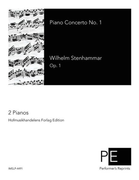 Cover for Wilhelm Stenhammar · Piano Concerto No. 1 (Paperback Book) (2014)