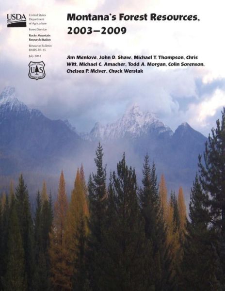 Cover for Menlove · Montana's Forest Resources, 2003-2009 (Paperback Book) (2015)