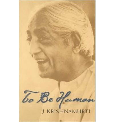Cover for J. Krishnamurti · To Be Human (Pocketbok) (2000)