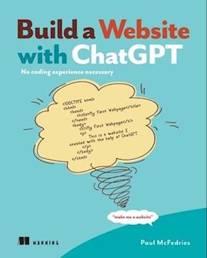 Cover for Paul McFedries · Build a Website with ChatGPT (Hardcover Book) (2024)