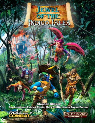 Cover for Stephen Glicker · Battlezoo Jewel of the Indigo Isles (Pathfinder 2e) (Hardcover Book) (2023)