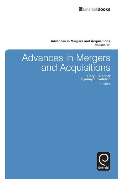 Cover for Cary Cooper · Advances in Mergers and Acquisitions - Advances in Mergers and Acquisitions (Hardcover Book) [New edition] (2012)