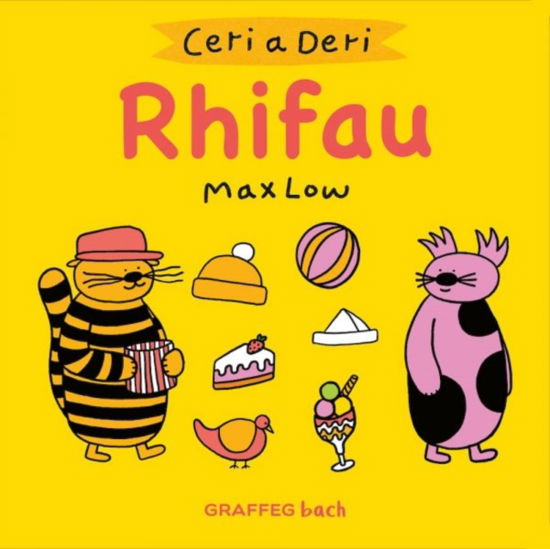 Cover for Max Low · Ceri a Deri: Rhifau (Board book) (2024)