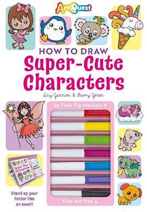Cover for Maggie Lovelace · How to Draw Super-Cute Characters - Art Studio Kits (Book) (2026)