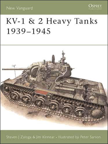 Cover for Zaloga, Steven J. (Author) · KV-1 &amp; 2 Heavy Tanks 1939–45 - New Vanguard (Pocketbok) (1995)