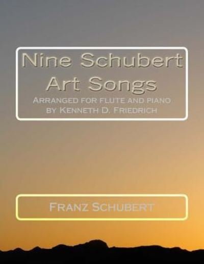 Cover for Franz Schubert · Nine Schubert Art Songs (Paperback Bog) (2014)