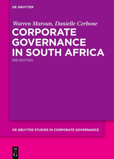 Warren Maroun · Corporate Governance in South Africa - De Gruyter Studies in Corporate Governance (Hardcover Book) (2024)