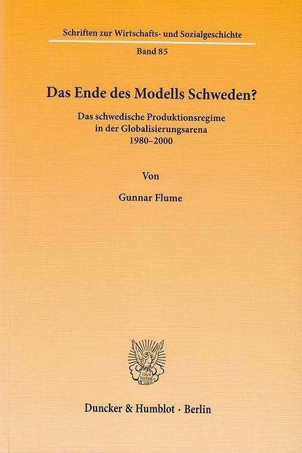 Cover for Flume · Das Ende des Modells Schweden? (Buch)