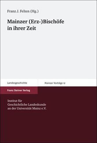 Cover for Unknown. · Mainzer (Erz-)Bischöfe in ihrer Zeit (Taschenbuch) (2008)