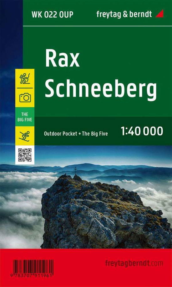 Cover for Freytag-Berndt · Rax - Schneeberg Hiking + Leisure Map 1:40 000 (Map) (2017)