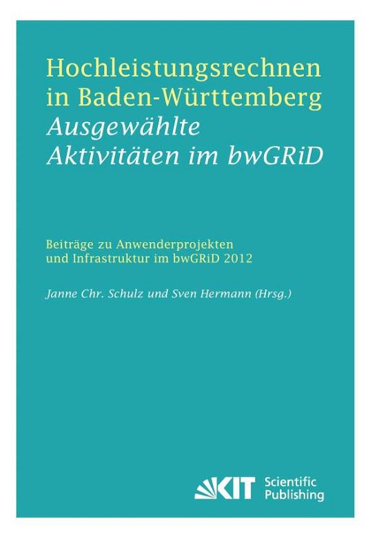 Cover for Schulz · Hochleistungsrechnen in Baden-Wü (Book) (2014)