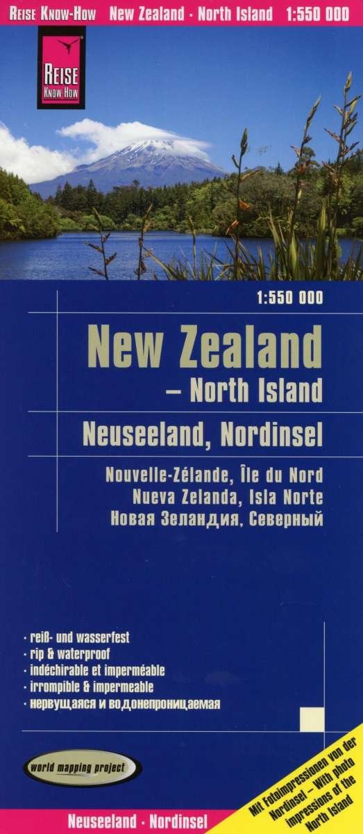 Cover for New Zealand - North Island (1:550.000) (Map) (2018)