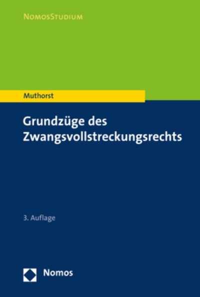 Cover for Muthorst · Grundzüge des Zwangsvollstreck (Bog) (2020)