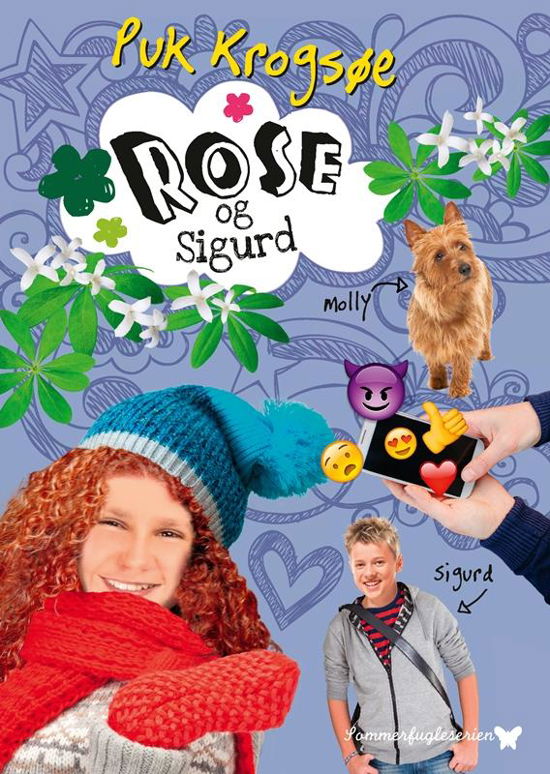 Cover for Puk Krogsøe · Sommerfugleserien 1: Sommerfugleserien 1: Rose og Sigurd (Poketbok) [2:a utgåva] (2017)
