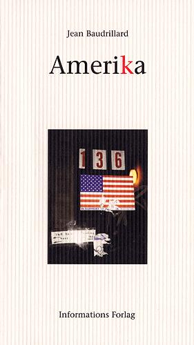 Cover for Jean Baudrillard · Amerika (Sewn Spine Book) [1. wydanie] (2004)