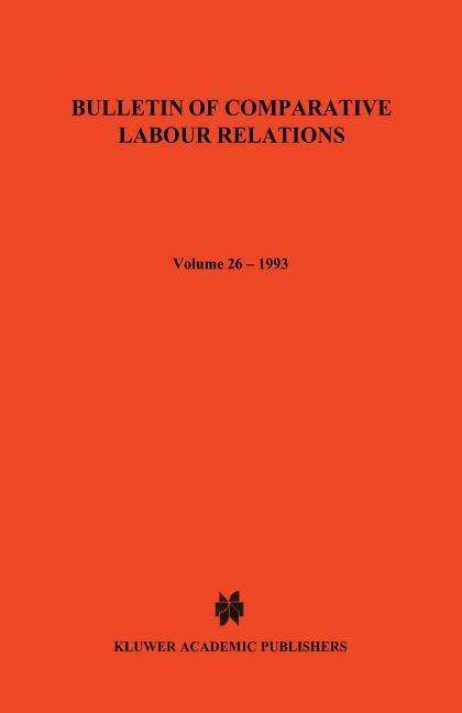 Cover for Roger Blanpain · Bulletin of Comparative Labour Relations: Industrial Relations in Small and Medium-Sized Enterprises - Bulletin of Comparative Labour Relations Series Set (Paperback Book) (1993)