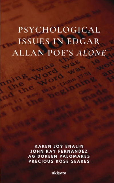 Cover for Karen Joy Enalin · Psychological Issues in Edgar Allan Poe's Alone (Paperback Book) (2021)