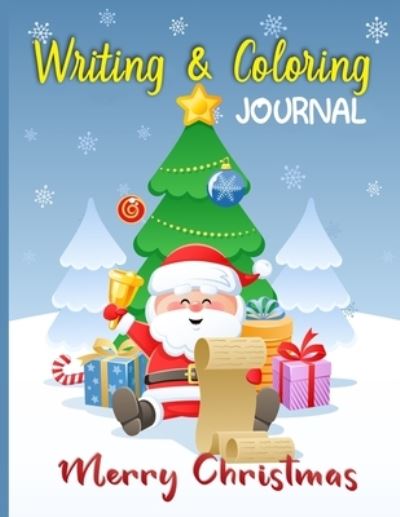 Cover for Miconkids Printing · Merry Christmas Writing and Coloring Journal (Paperback Book) (2020)