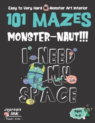 Cover for Sk · Monster Maze Book for Kids Ages 4-8 (Pocketbok) (2020)