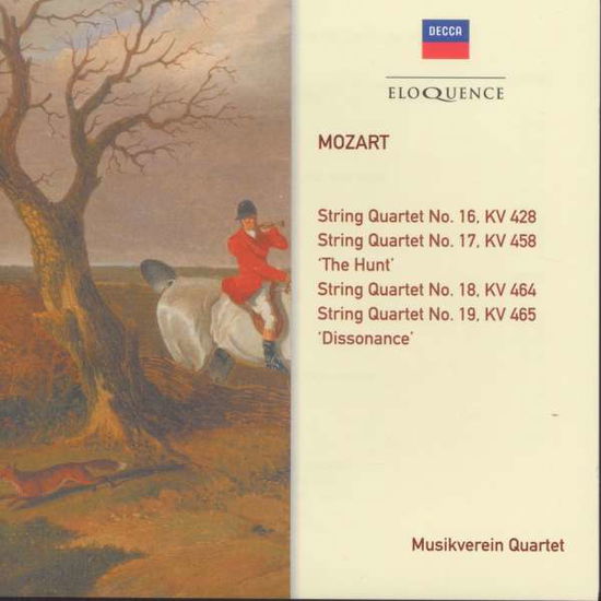 Cover for Musikverein Quartet · Mozart: String Quartets Kv 428 458 464 465 (CD) (2015)